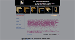 Desktop Screenshot of glaserframes.com